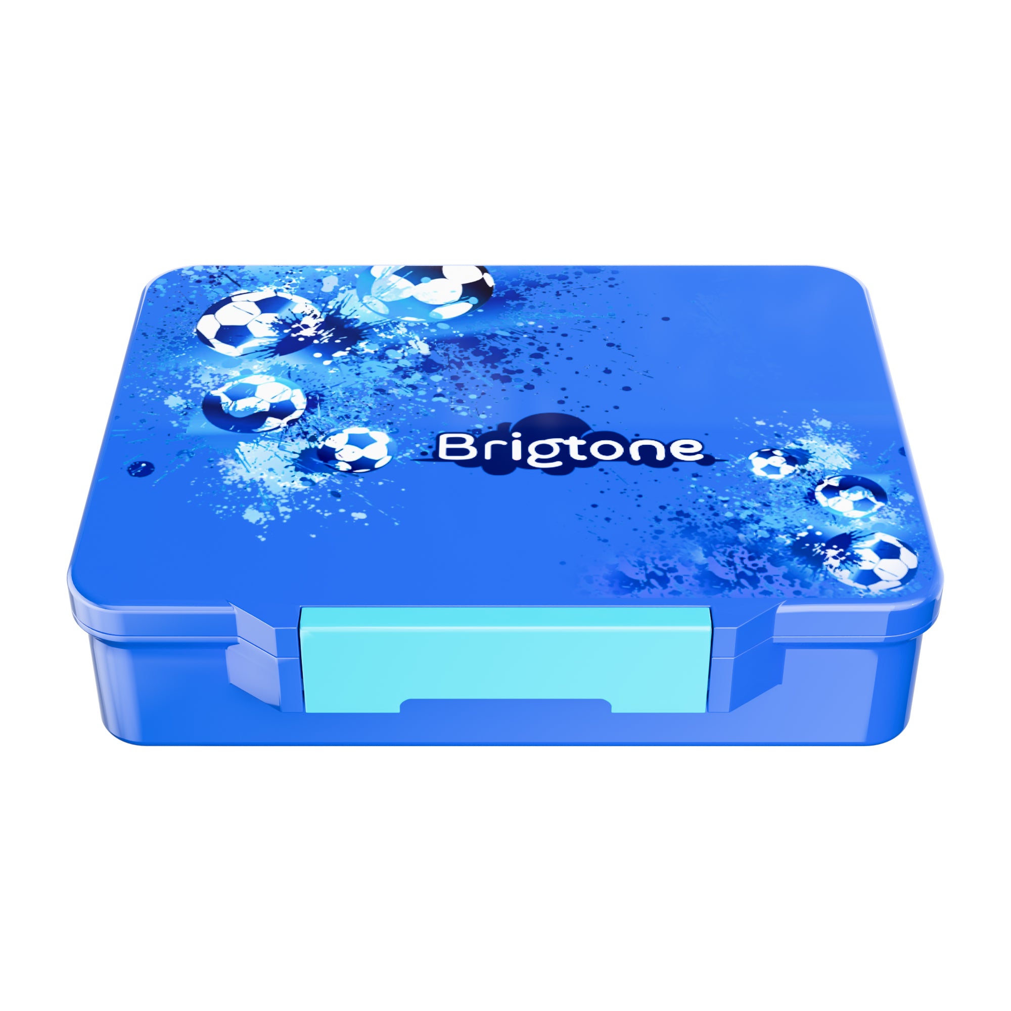 Soccer Sprint Bento Lunchbox  – Game Night Blue – 4 Compartments