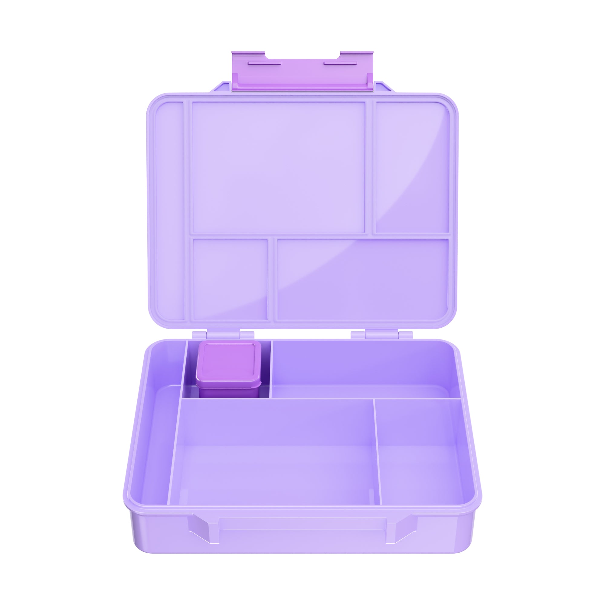 Butterfly Wishes Bento Lunchbox – Little Girl Purple – 6 Compartments
