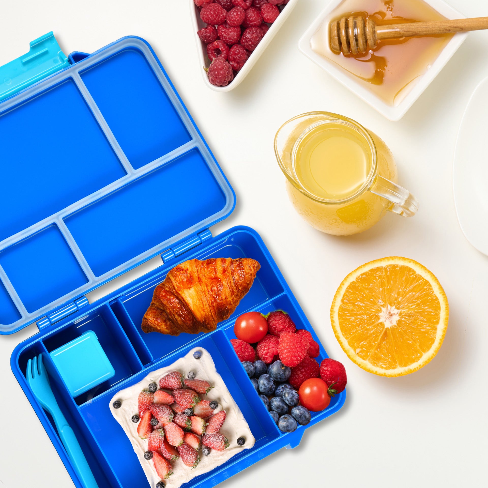 Cosmic Curiosity Bento Lunchbox – Universe Blue – 6 Compartments