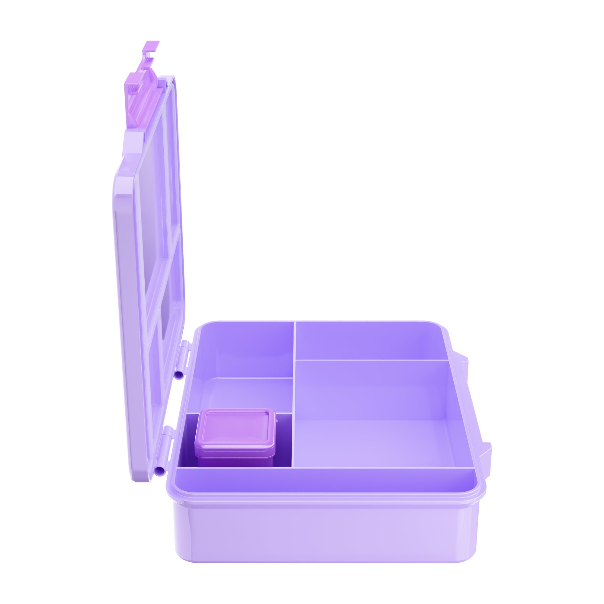 Butterfly Wishes Bento Lunchbox – Little Girl Purple – 6 Compartments