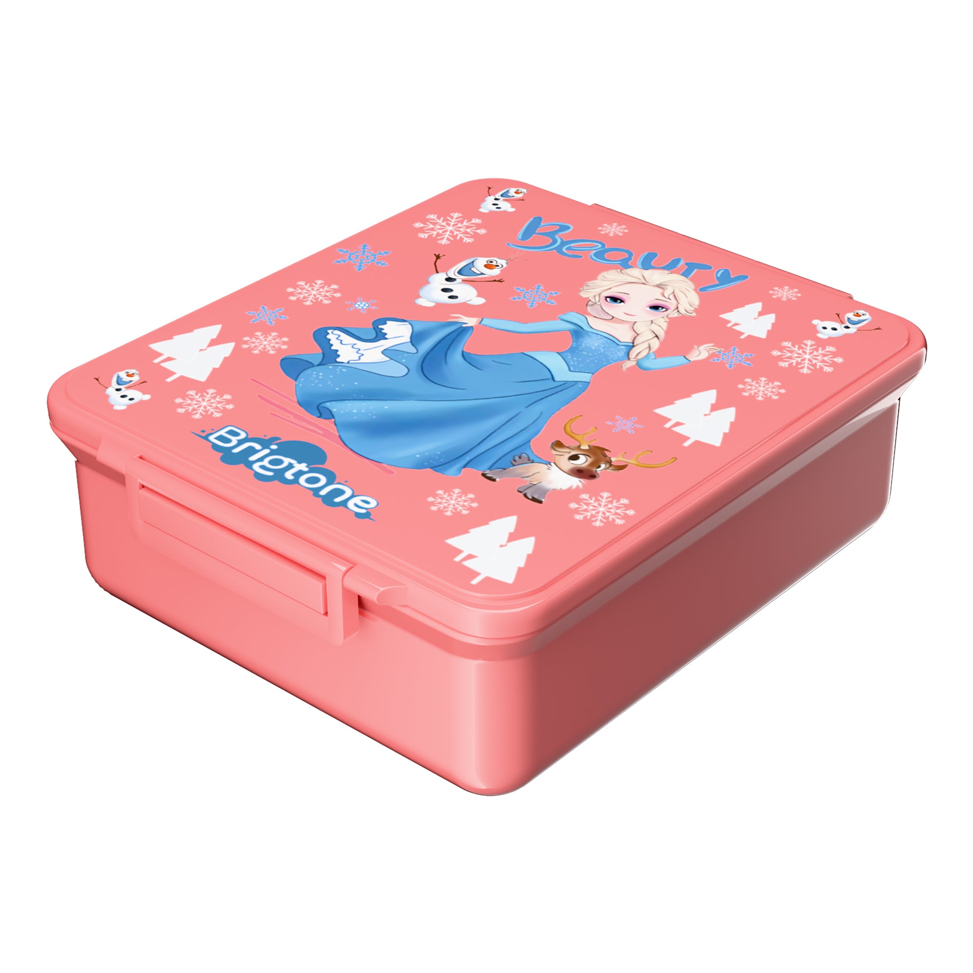 Frozen Magic Bento Lunchbox - Cotton Candy Pink - 4 Compartments