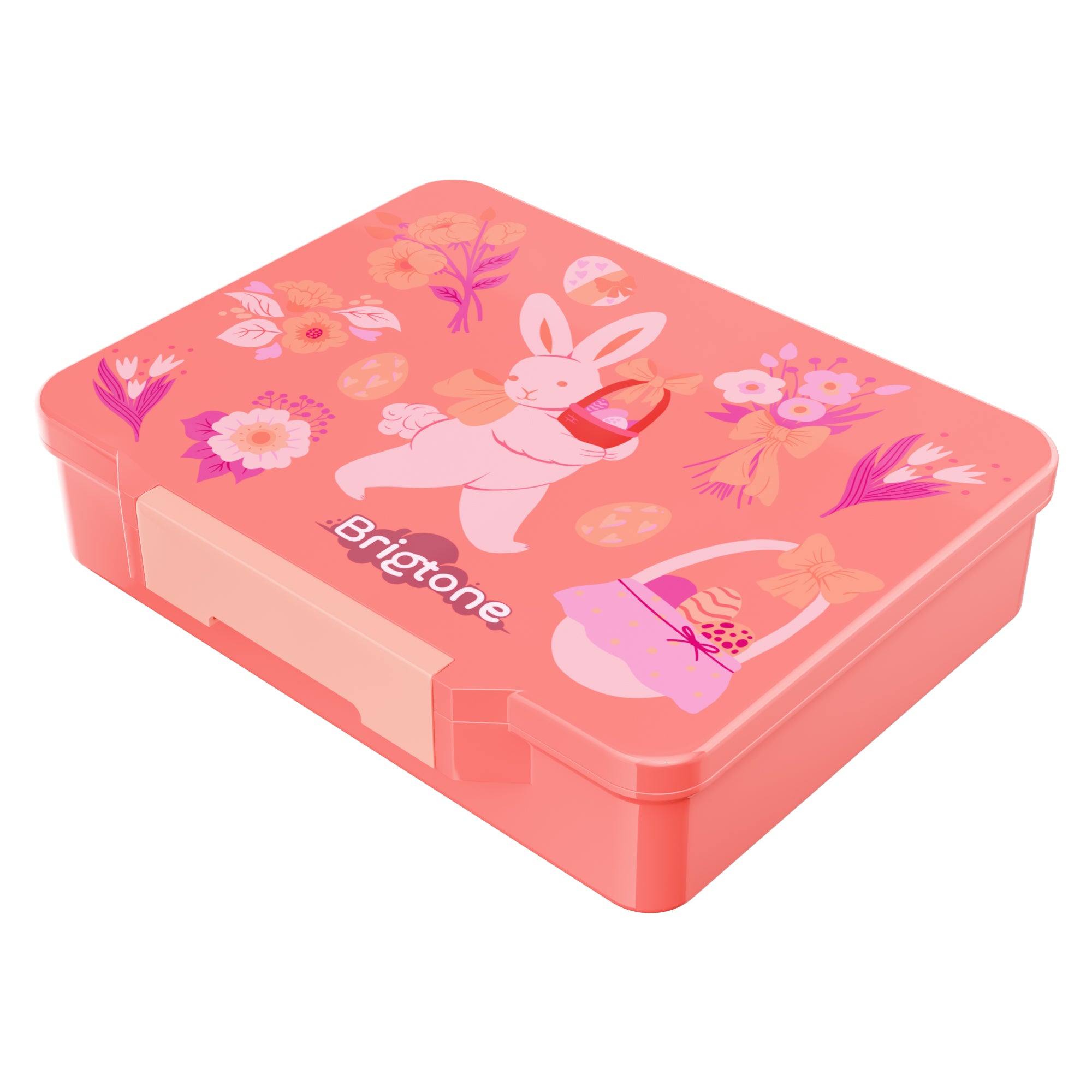 Bunny Bliss Bento Lunchbox – Cherry Bloom Pink– 6 Compartments