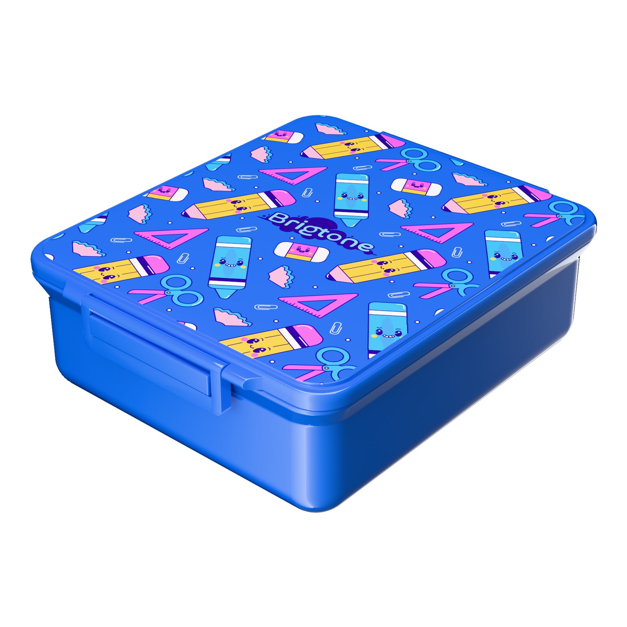 Study Buddy Bento Lunchbox – Pencil Case Blue - 4 Compartments