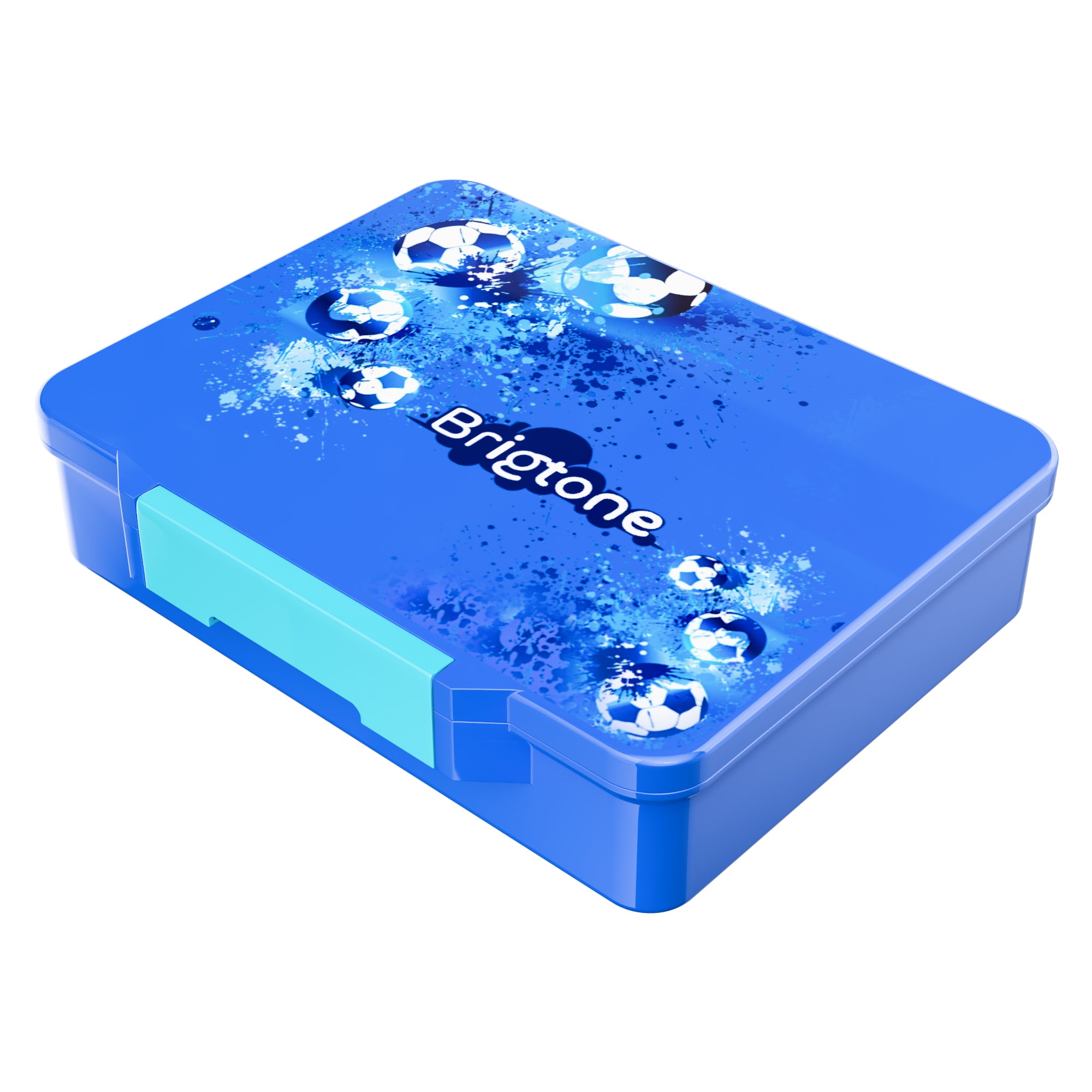 Soccer Sprint Bento Lunchbox  – Game Night Blue – 4 Compartments