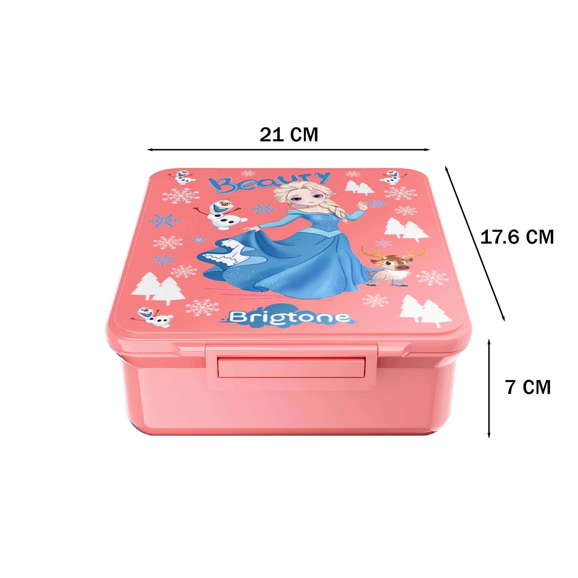 Frozen Magic Bento Lunchbox - Cotton Candy Pink - 4 Compartments