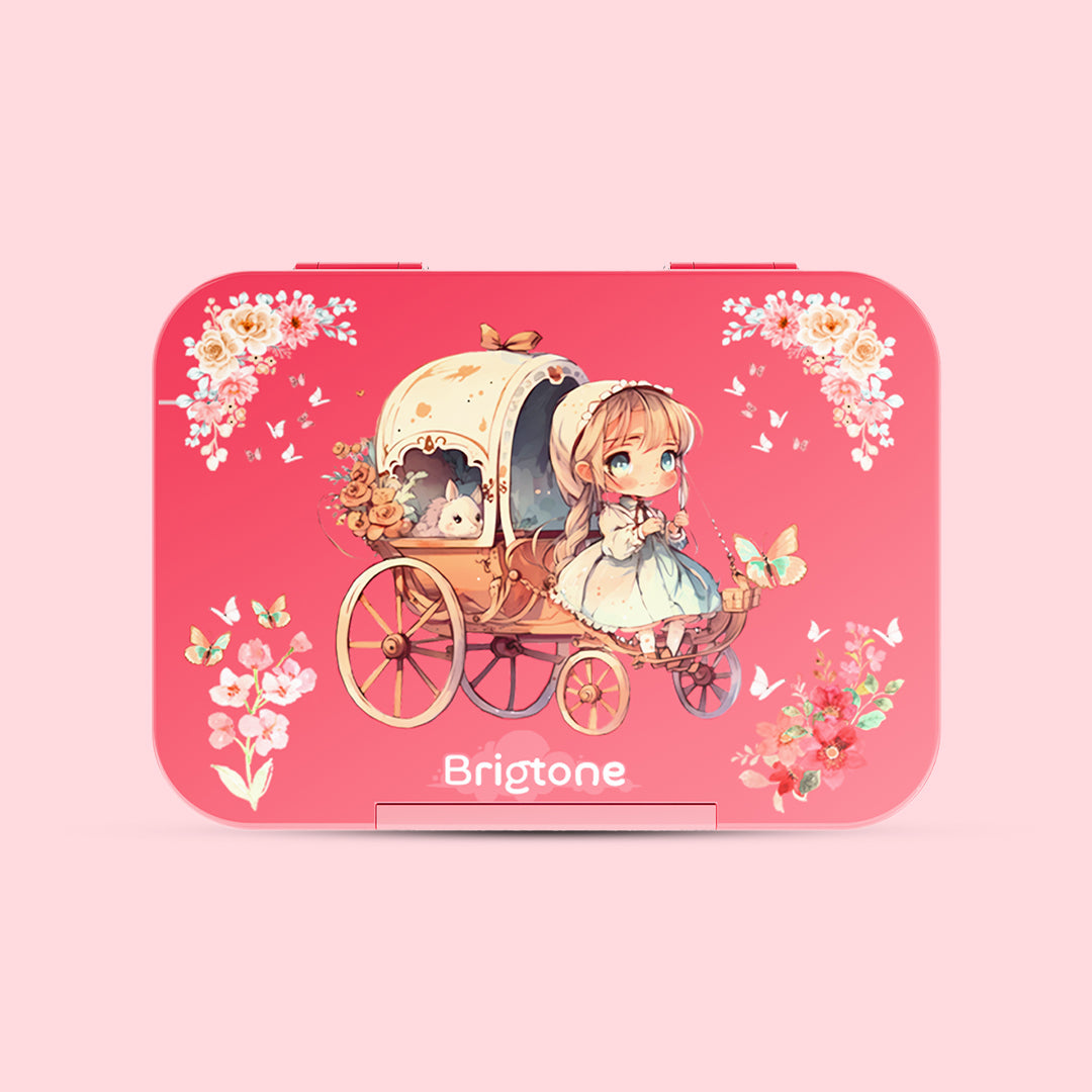 Magical Dreamer Bento Lunchbox – Little Girl Pink – 6 Compartments