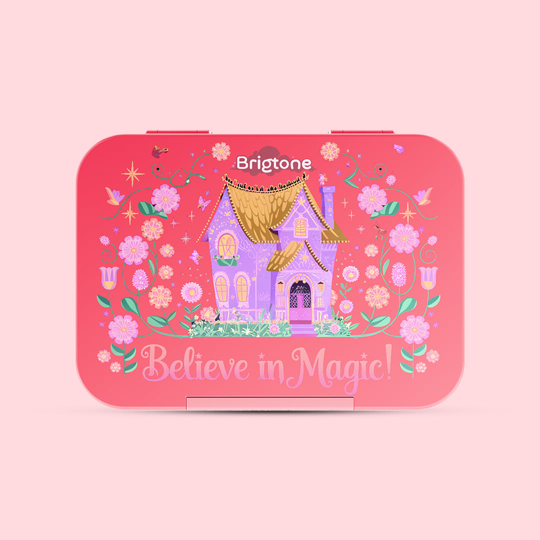 Magical Dreamer Bento Lunchbox – Little Girl Pink – 6 Compartments