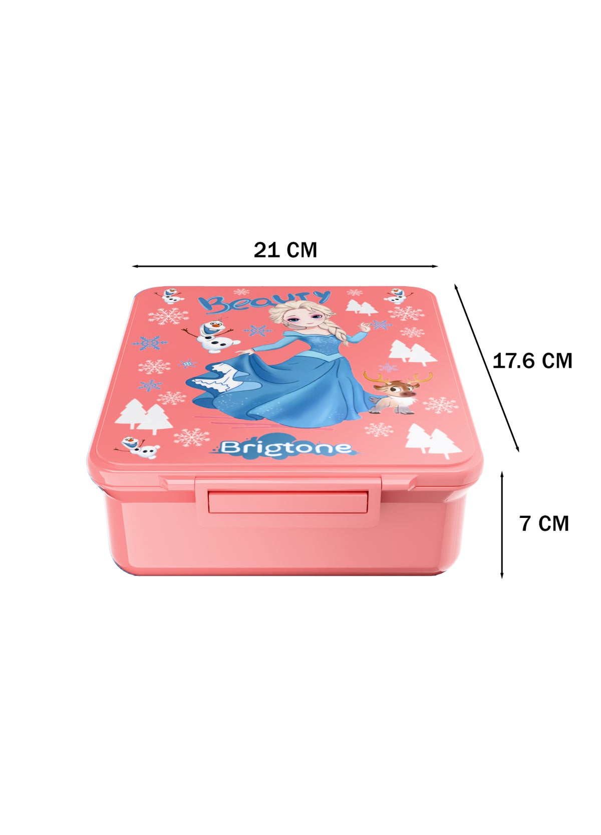 Frozen Magic Bento Lunchbox - Cotton Candy Pink - 4 Compartments