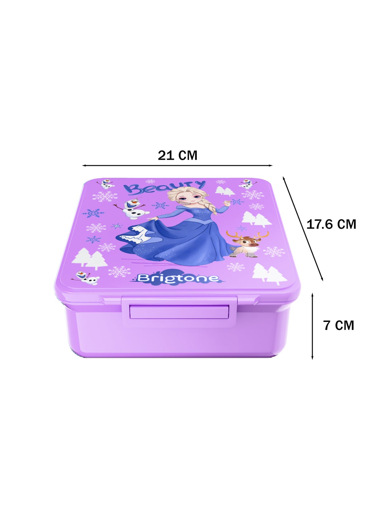 Frozen Magic Bento Lunchbox  - Fairy Dust Purple - 4 Compartments