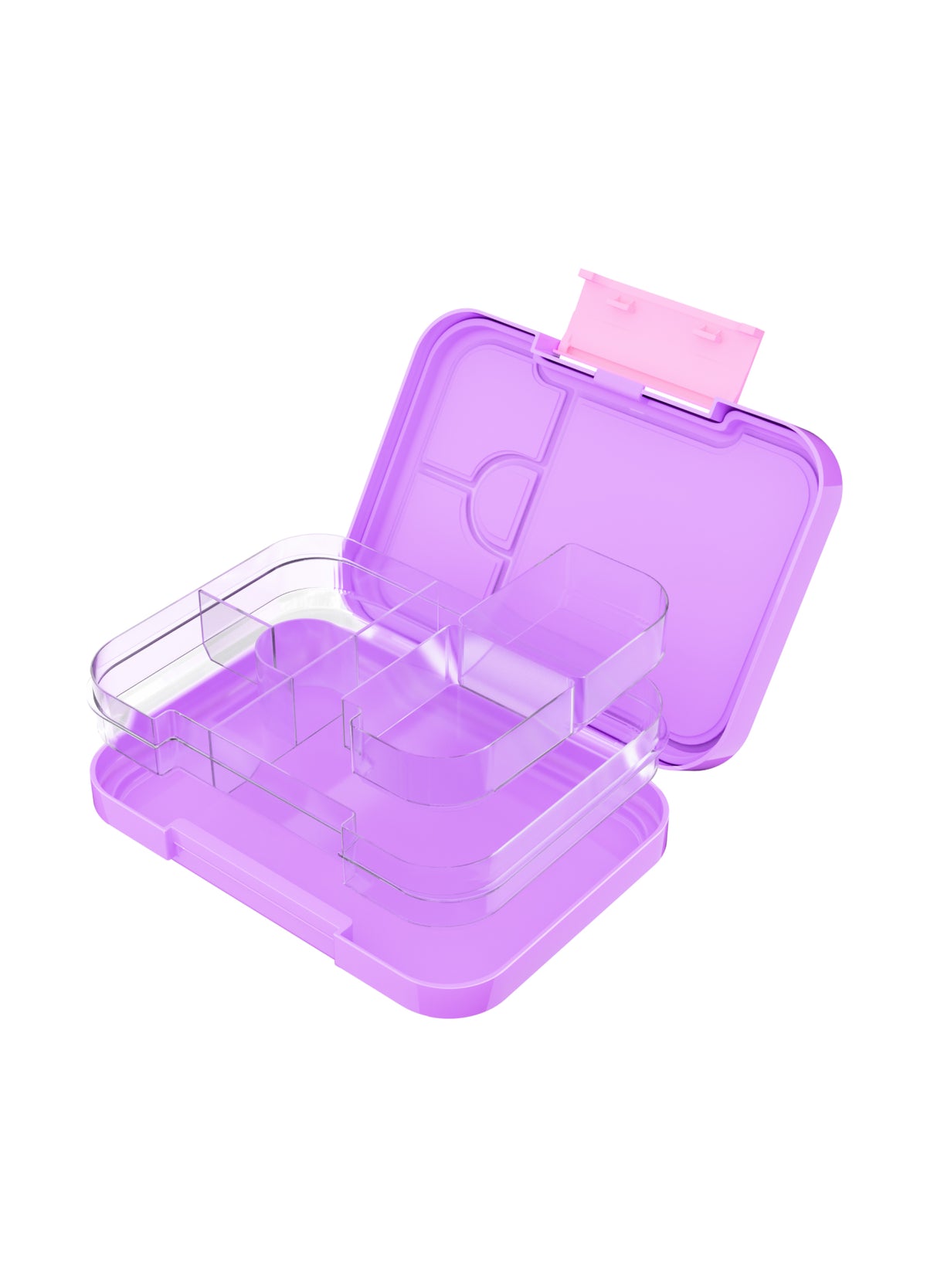 Magical Dreamer Bento Lunchbox – Little Girl Purple – 6 Compartments