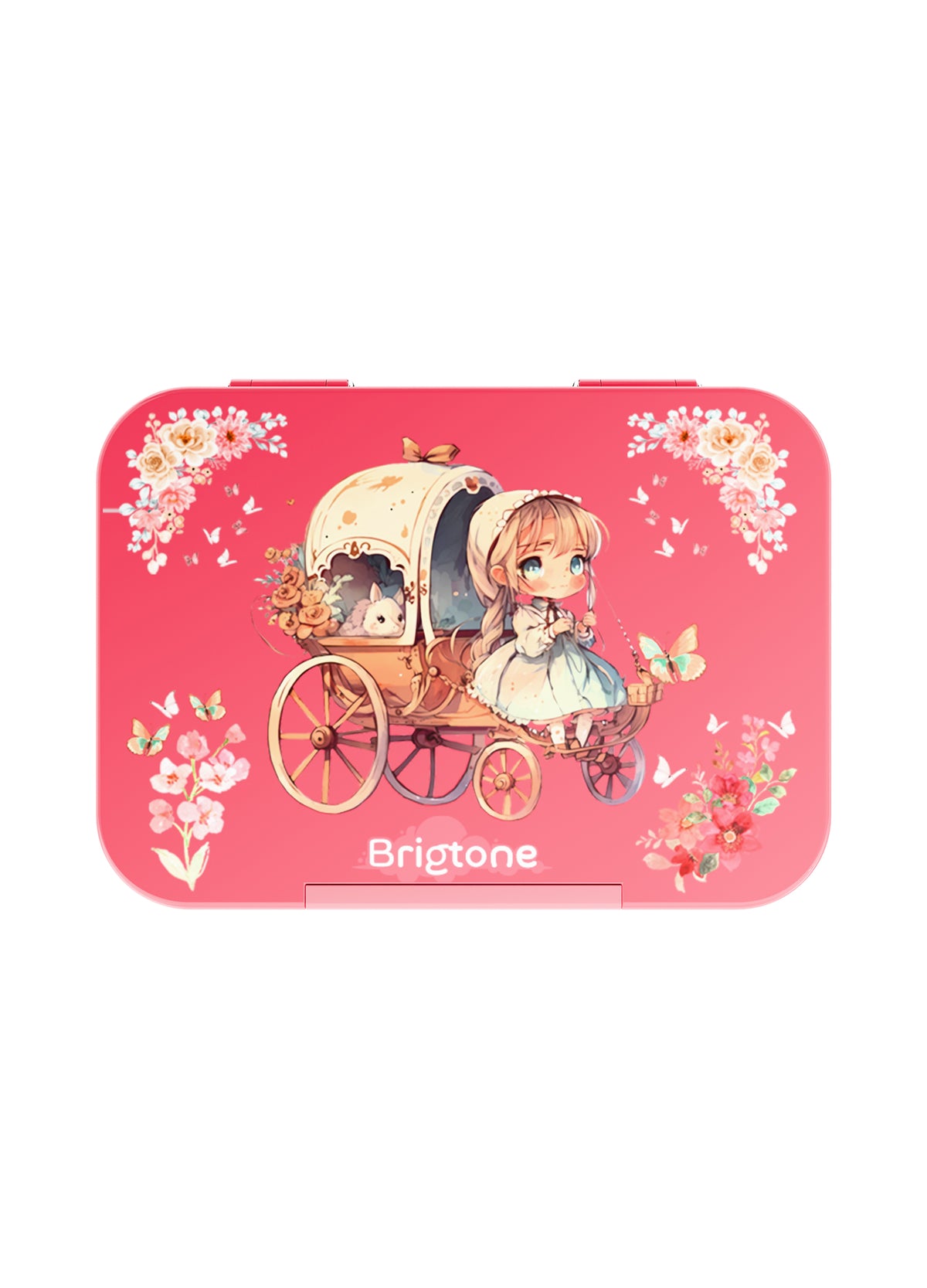 Magical Dreamer Bento Lunchbox – Little Girl Pink – 6 Compartments