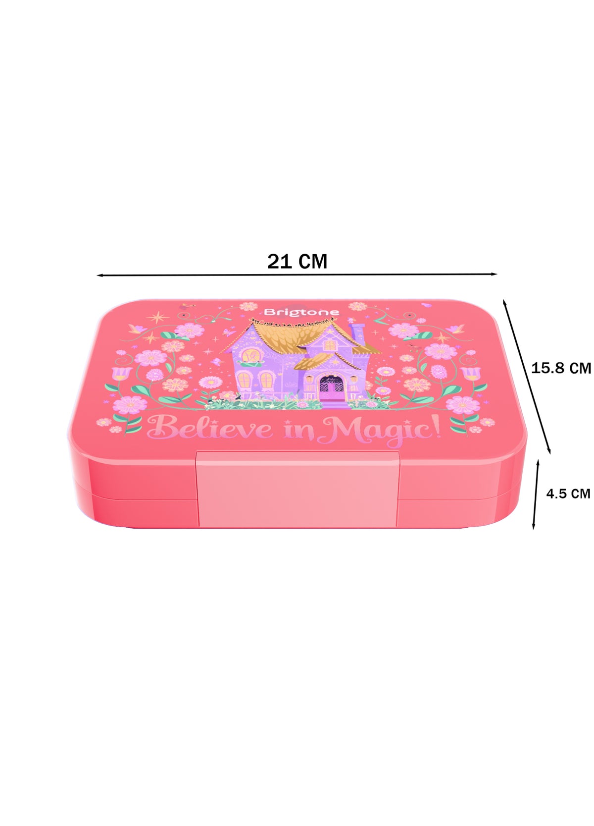 Comfort Cottage Bento Lunchbox – Magic Home Pink – 6 Compartments