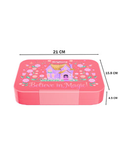 Comfort Cottage Bento Lunchbox – Magic Home Pink – 6 Compartments