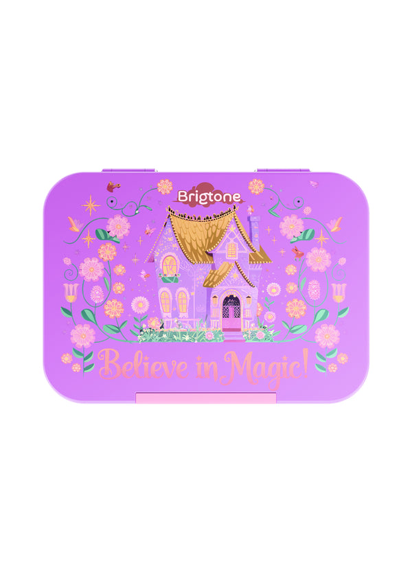 Comfort Cottage Bento Lunchbox – Magic Home Purple – 6 Compartments