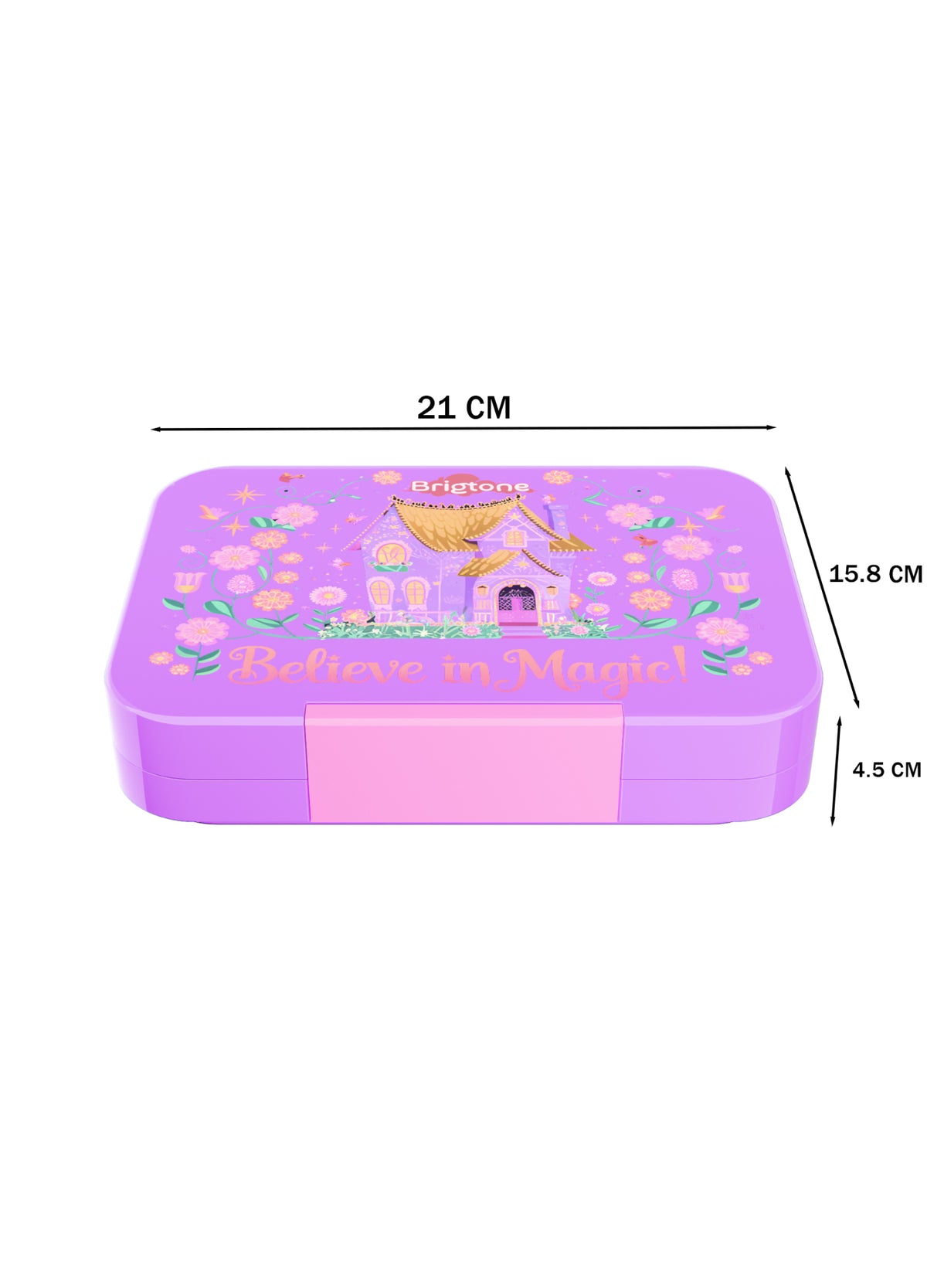 Comfort Cottage Bento Lunchbox – Magic Home Purple – 6 Compartments
