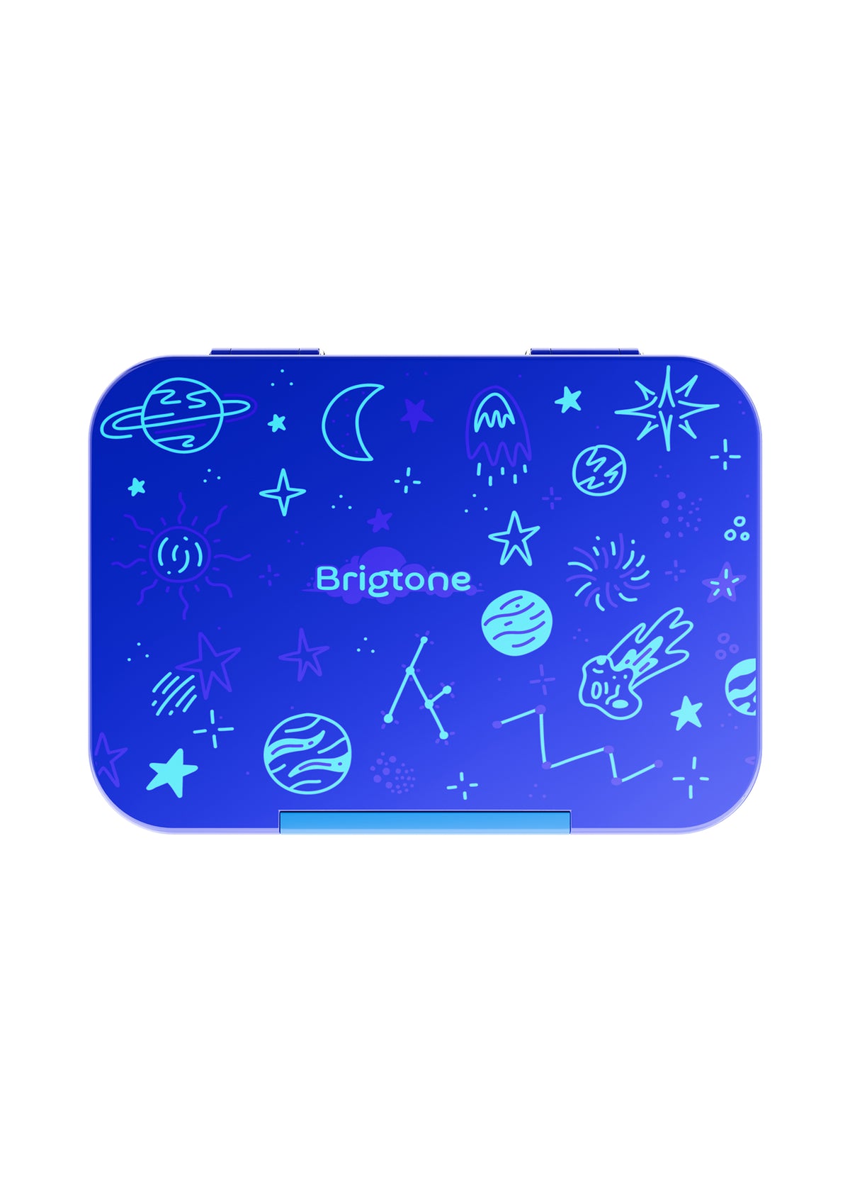 Galactic Explorer Bento Lunchbox – Outer Space Blue – 6 Compartments