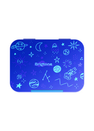 Galactic Explorer Bento Lunchbox – Outer Space Blue – 6 Compartments