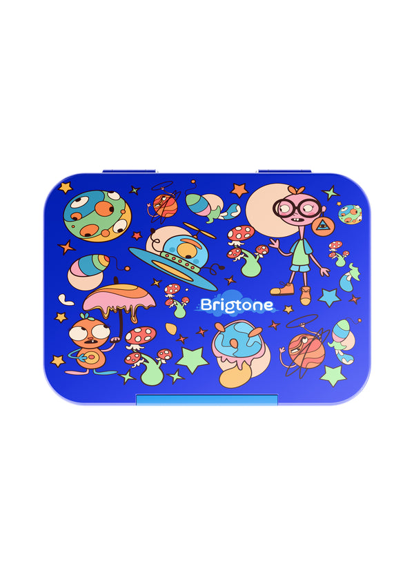 Alien Quest Bento Lunchbox – Extraterrestrial Blue – 6 Compartments