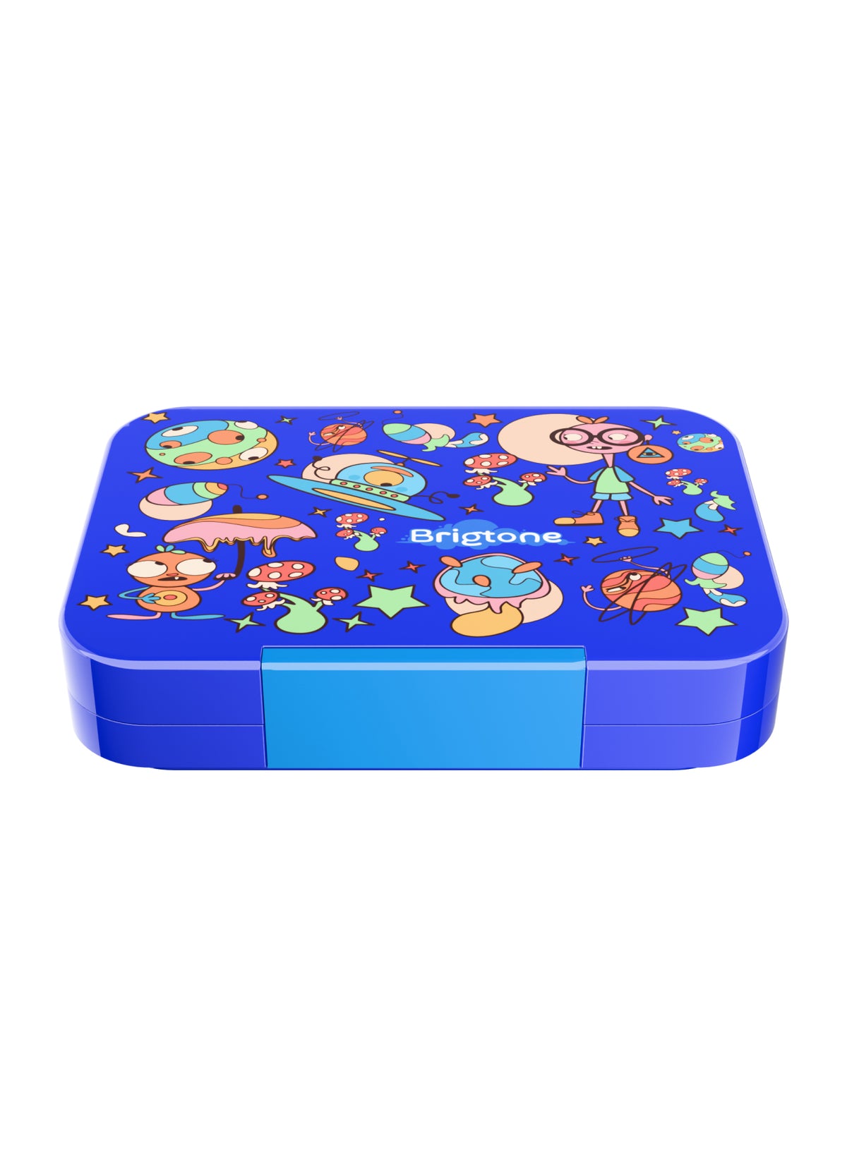 Alien Quest Bento Lunchbox – Extraterrestrial Blue – 6 Compartments
