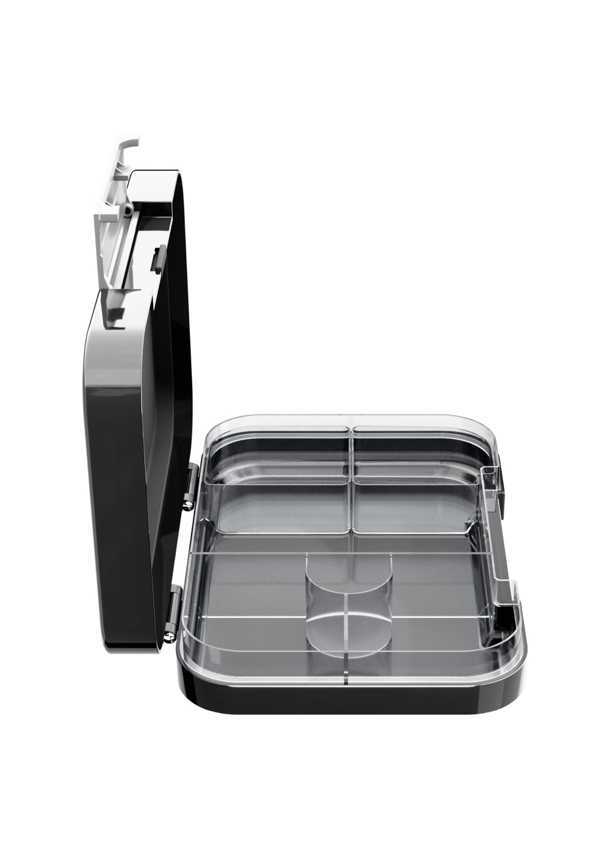 Alien Quest Bento Lunchbox – Extraterrestrial Black – 6 Compartments