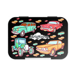 Vintage Racer Bento Lunchbox  – Midnight Asphalt Black – 6 Compartments