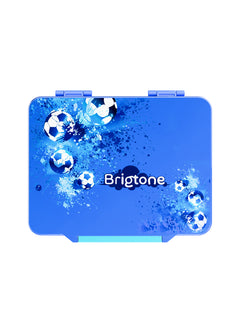 Soccer Sprint Bento Lunchbox  – Game Night Blue – 4 Compartments
