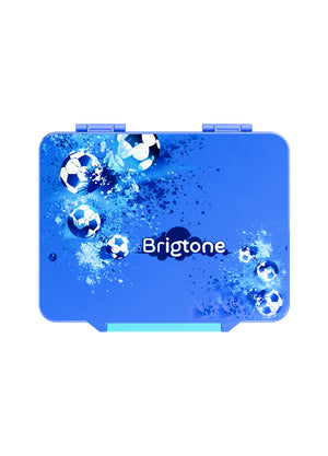 Soccer Sprint Bento Lunchbox  – Game Night Blue – 4 Compartments