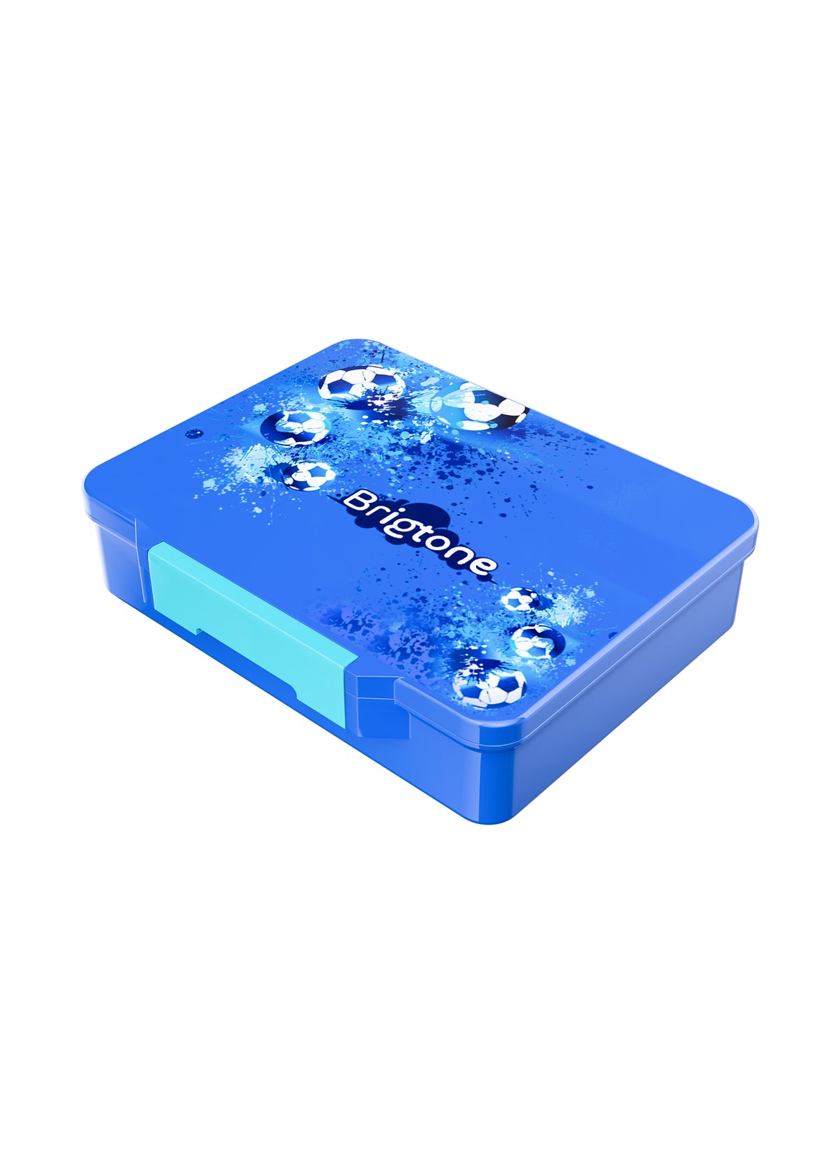 Soccer Sprint Bento Lunchbox  – Game Night Blue – 4 Compartments