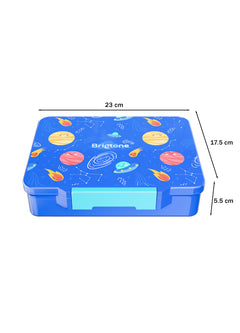 Cosmic Curiosity Bento Lunchbox – Universe Blue – 6 Compartments