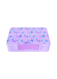 Butterfly Wishes Bento Lunchbox – Little Girl Purple – 6 Compartments