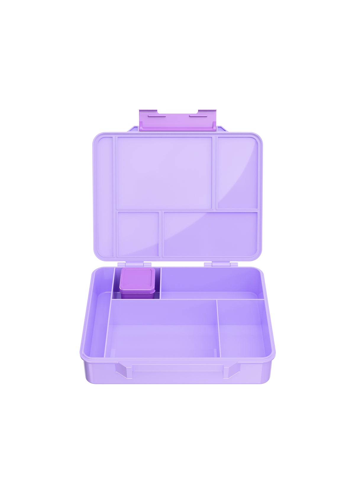 Butterfly Wishes Bento Lunchbox – Little Girl Purple – 6 Compartments