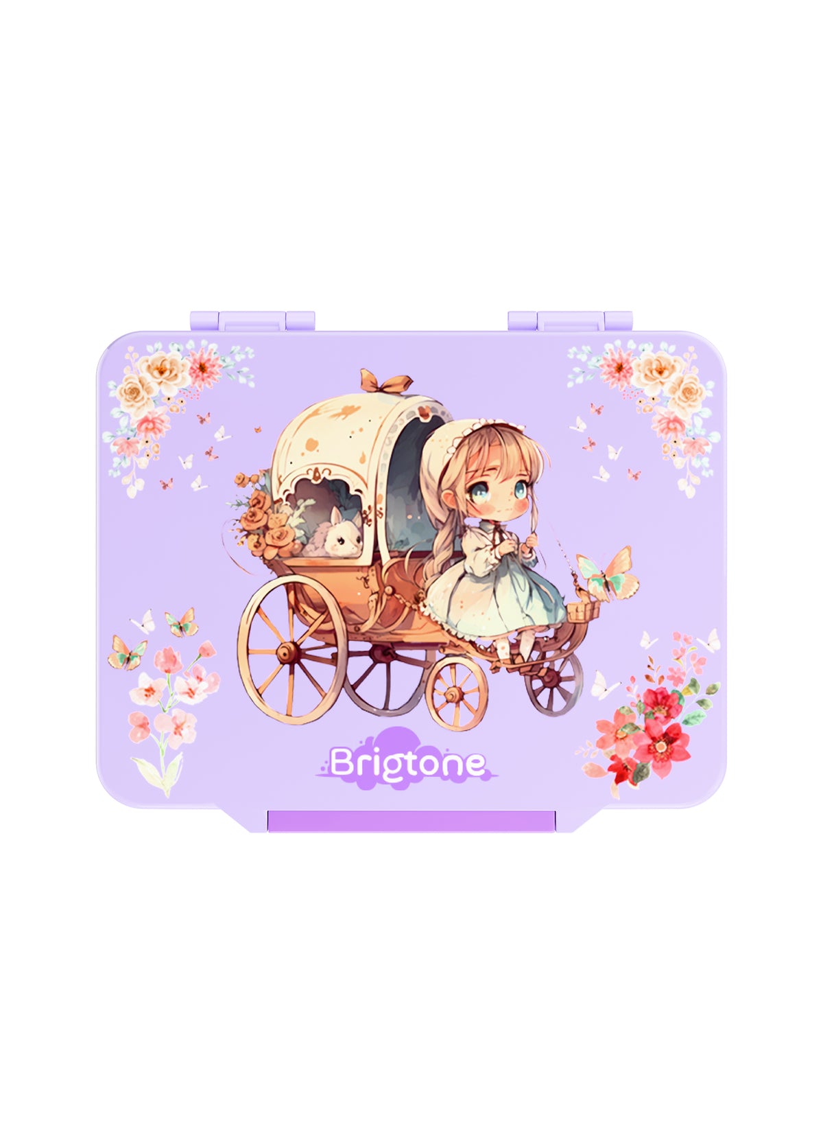 Magical Dreamer Bento Lunchbox – Little Girl Purple – 6 Compartments