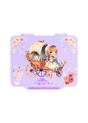Magical Dreamer Bento Lunchbox – Little Girl Purple – 6 Compartments