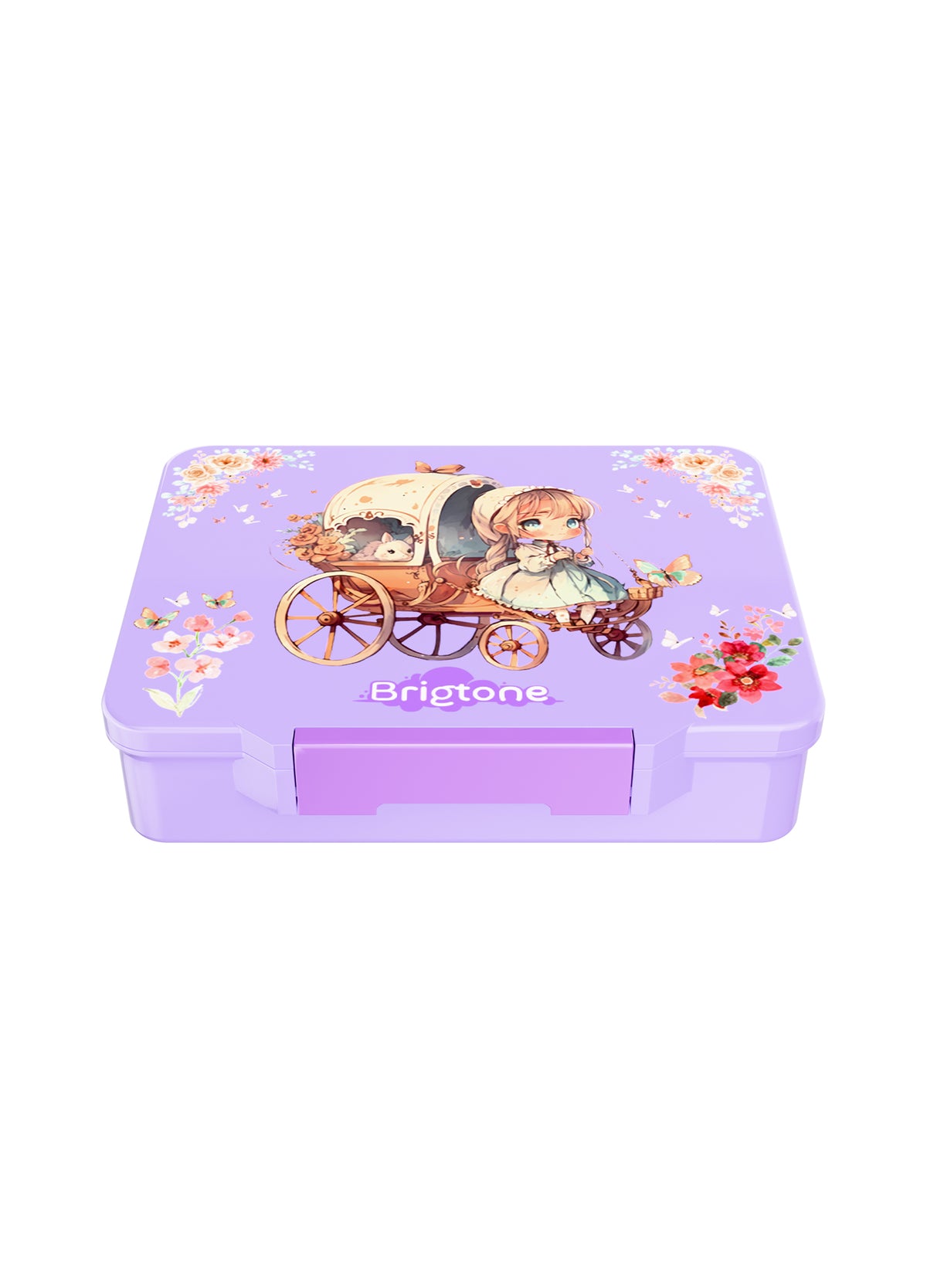 Magical Dreamer Bento Lunchbox – Little Girl Purple – 6 Compartments