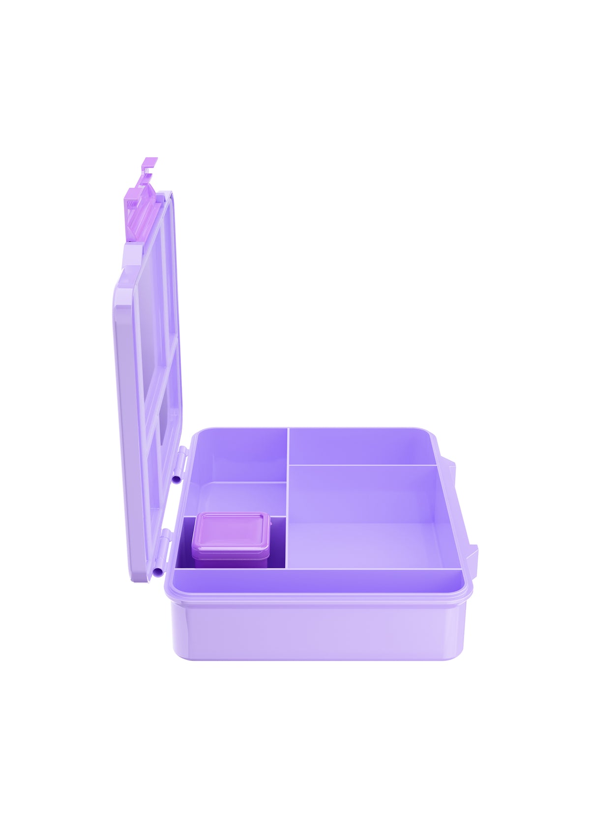 Magical Dreamer Bento Lunchbox – Little Girl Purple – 6 Compartments