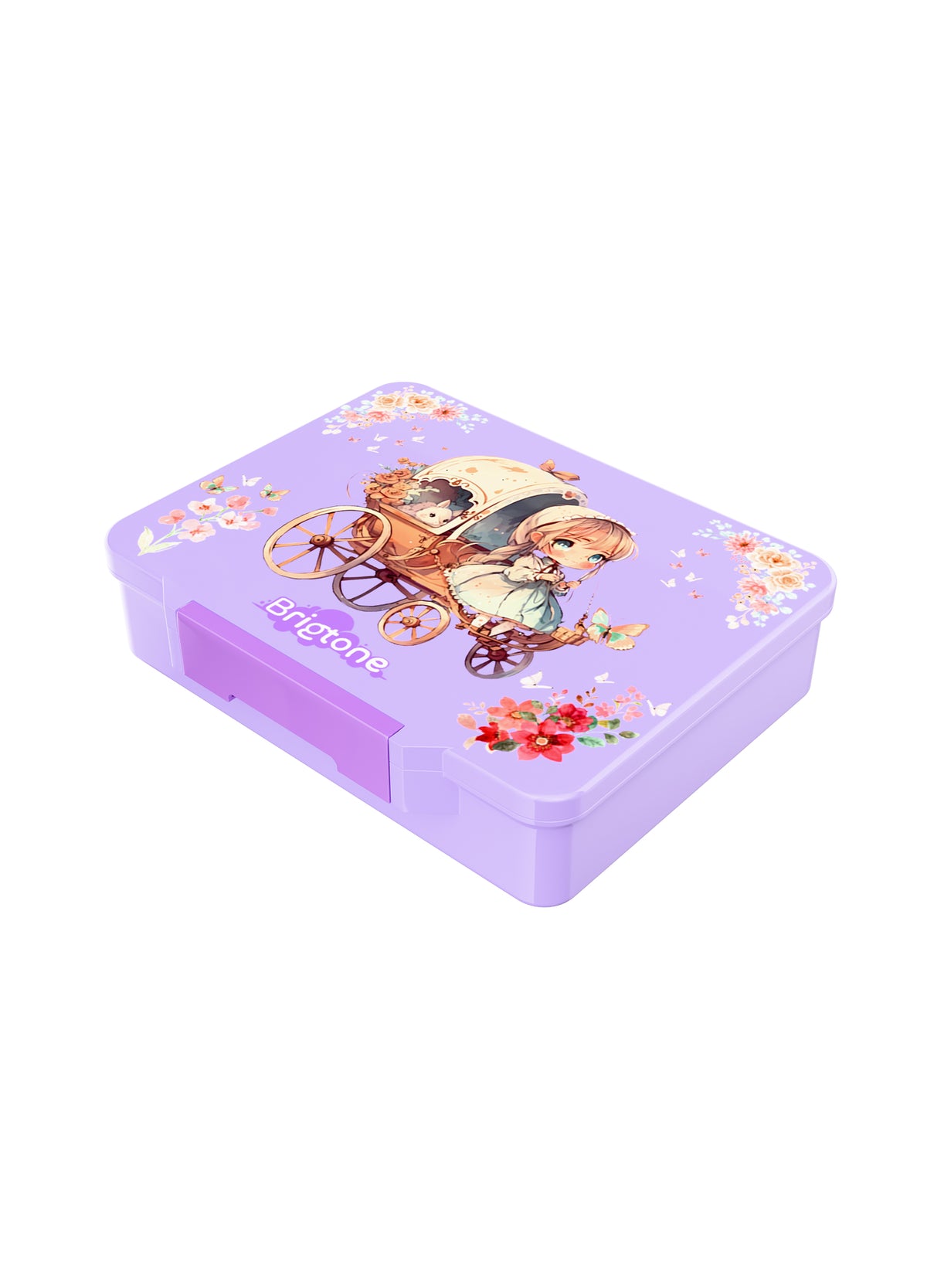 Magical Dreamer Bento Lunchbox – Little Girl Purple – 6 Compartments