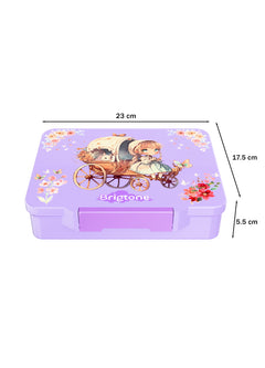 Magical Dreamer Bento Lunchbox – Little Girl Purple – 6 Compartments