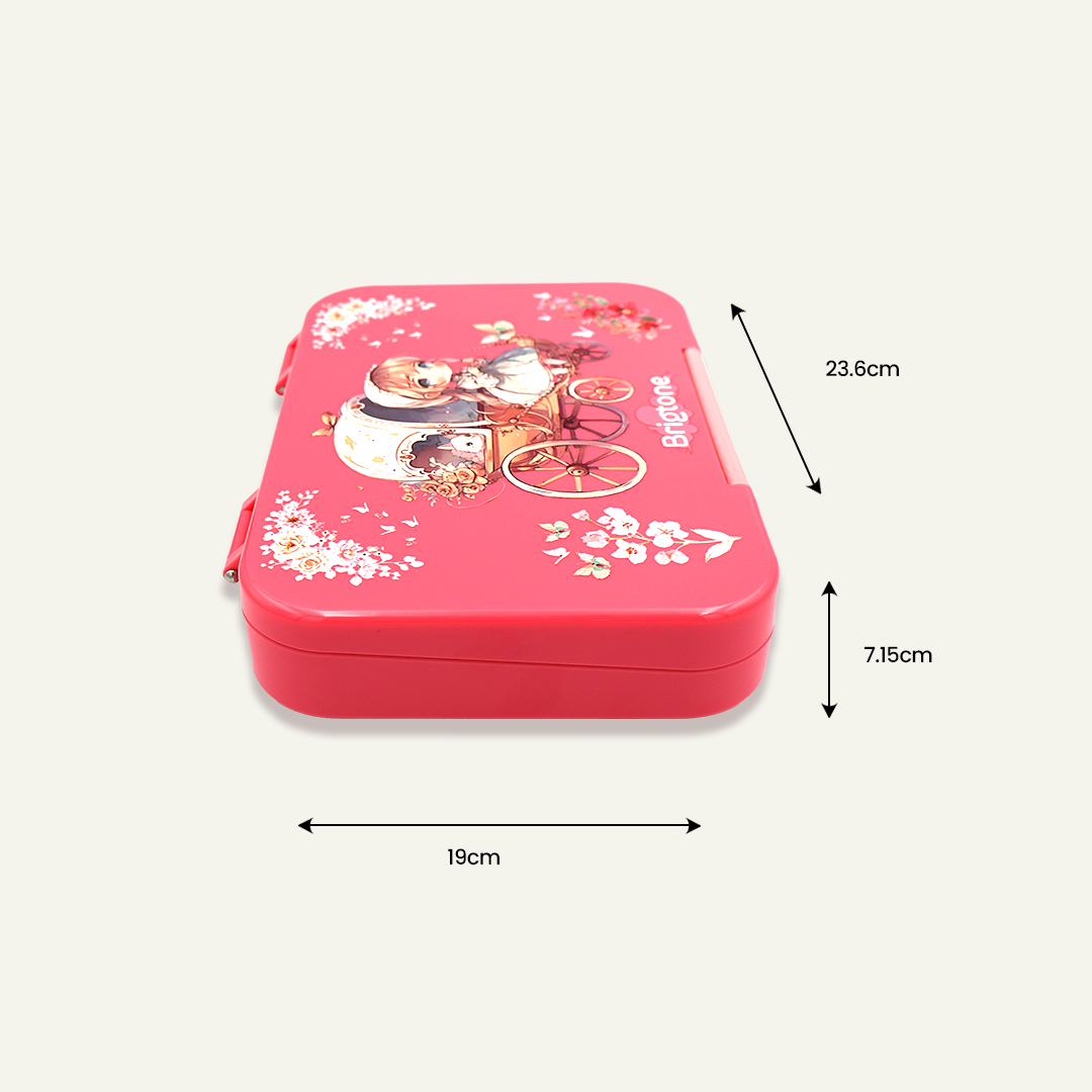 Magical Dreamer Bento Lunchbox – Little Girl Pink – 6 Compartments